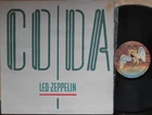 Led Zeppelin ORIG OZ LP Coda VG+ '82 Swan Song 90051-1 Hard Rock Robert Plant