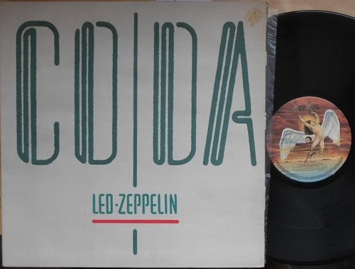 Led Zeppelin ORIG OZ LP Coda VG+ '82 Swan Song 90051-1 Hard Rock Robert Plant