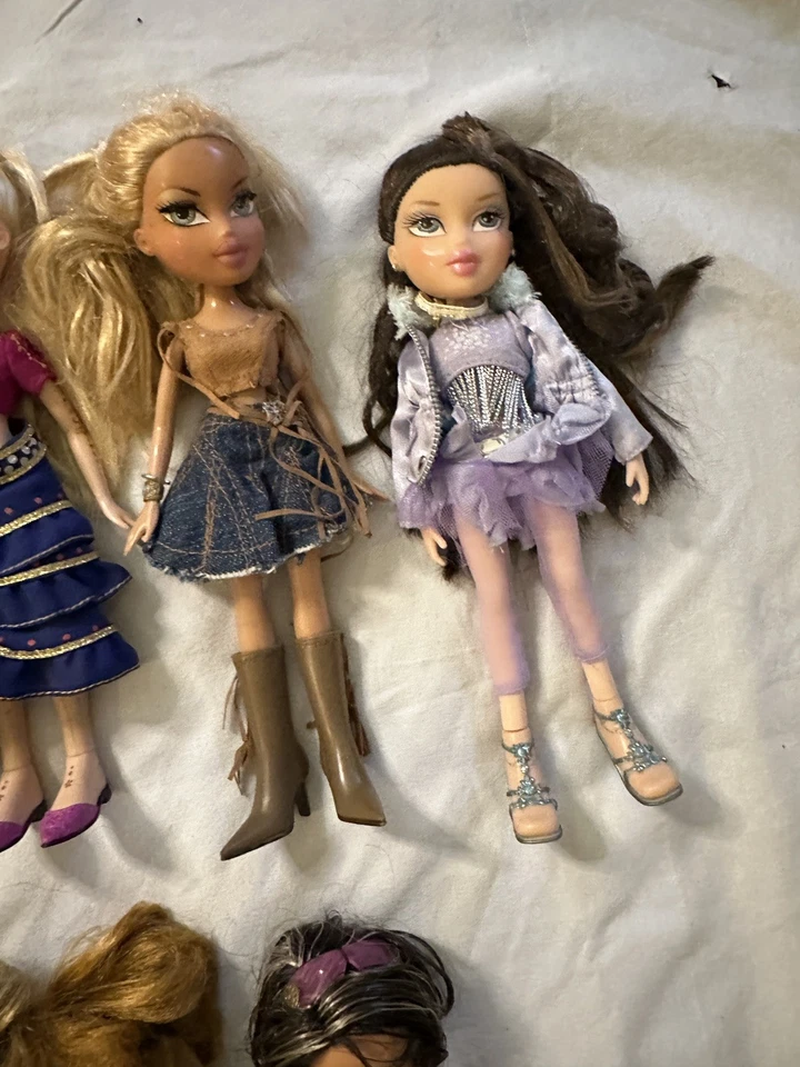 Lote de 10 muñecas Bratz vintage plus con ropa zapatos MGA 2001 Foto 4 de 4