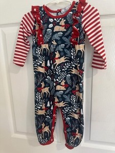 Little loves Millie Girls Size 12M Multicolor Long Sleeve Romper   SALE!!!