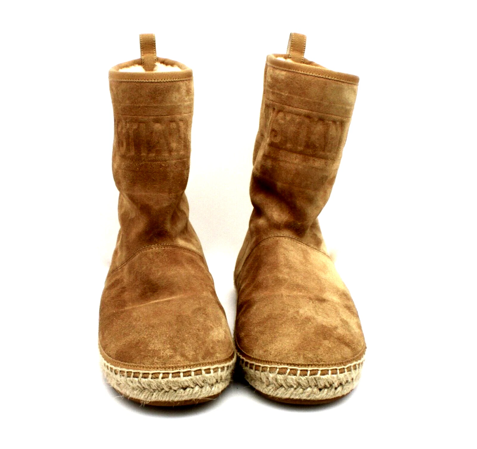 Bottes/bottes à cheville en daim marron clair Dior Granville Chez Moi taille 38