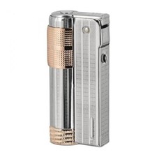 briquet essence à pierre super triplex chrome et rose gold imco