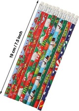 Christmas Holiday Theme Pencils Varied Assorted - PICK YOUR PREFER PACK SET NOW 