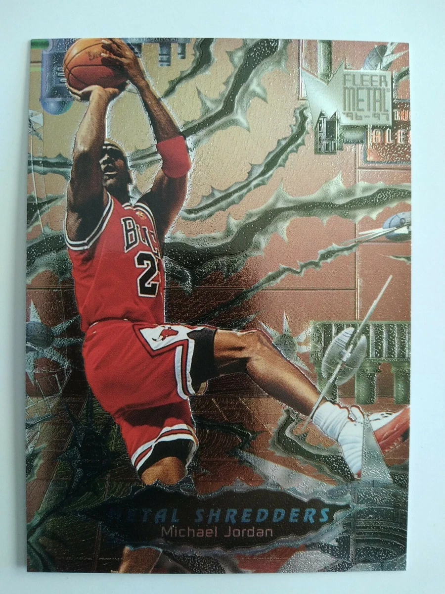 Michael jordan fleer metal outlet 96 97 metal shredders