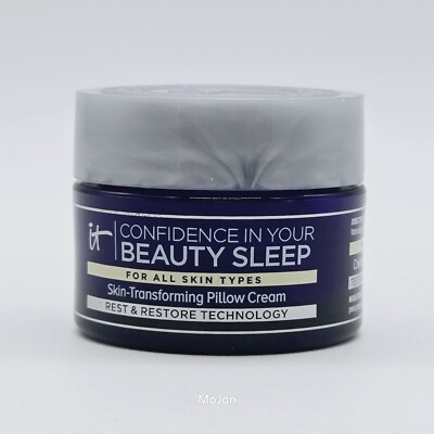 IT Cosmetics Confidence in Your Beauty Sleep Pillow Cream .437oz/14ml  Sealed