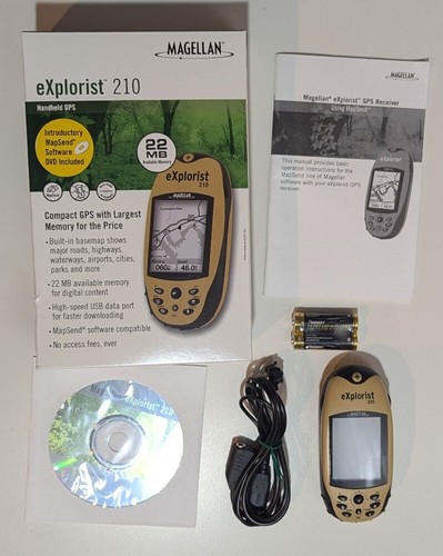 Magellan eXplorist 210 Handheld GPS Hiking Hunting Geocaching - Picture 4 of 4