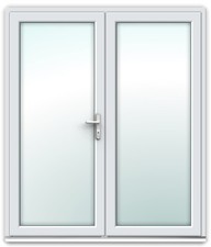White uPVC French Doors - IN STOCK / FAST DELIVERY!  (#101)