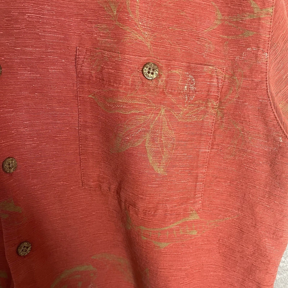 Mens Hook and Tackle Silk Shirt Hi Tech Fishing Gear Size Large - Image 3 of 4