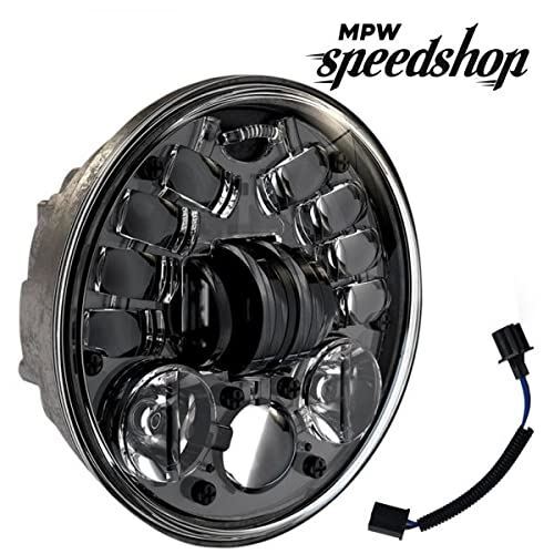Universal Custom Harley LED 7"" Motorcycle Bike Headlight for Clear Lens