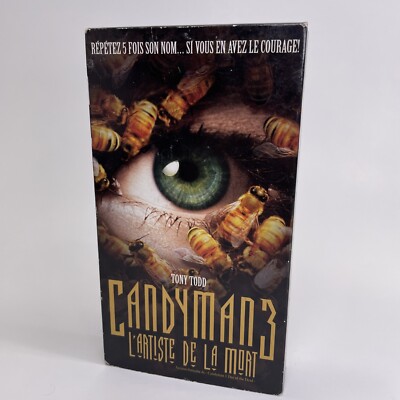 RARE! Candyman 3, L'Artiste De La Mort (VHS 1999) Horror French Version Francais