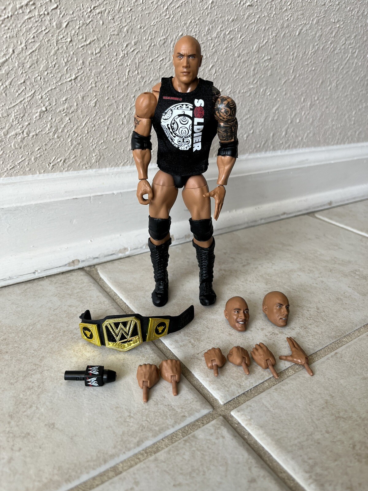 WWE Ultimate Edition The Rock Series 10 Complete Action Figure