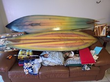 2 Surfboards LaJolla  1970s custom by Bear Mi...