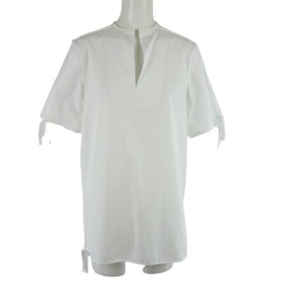 Damen Bluse Weiß ACNE STUDIOS Hemd Oberteil Shirt Tunika Sommer Baumwolle Neu