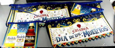 MODELO BEER X-LONG 24' VINYL BANNER PENNANT CELEBRATE DAY OF THE DEAD BAR NEW