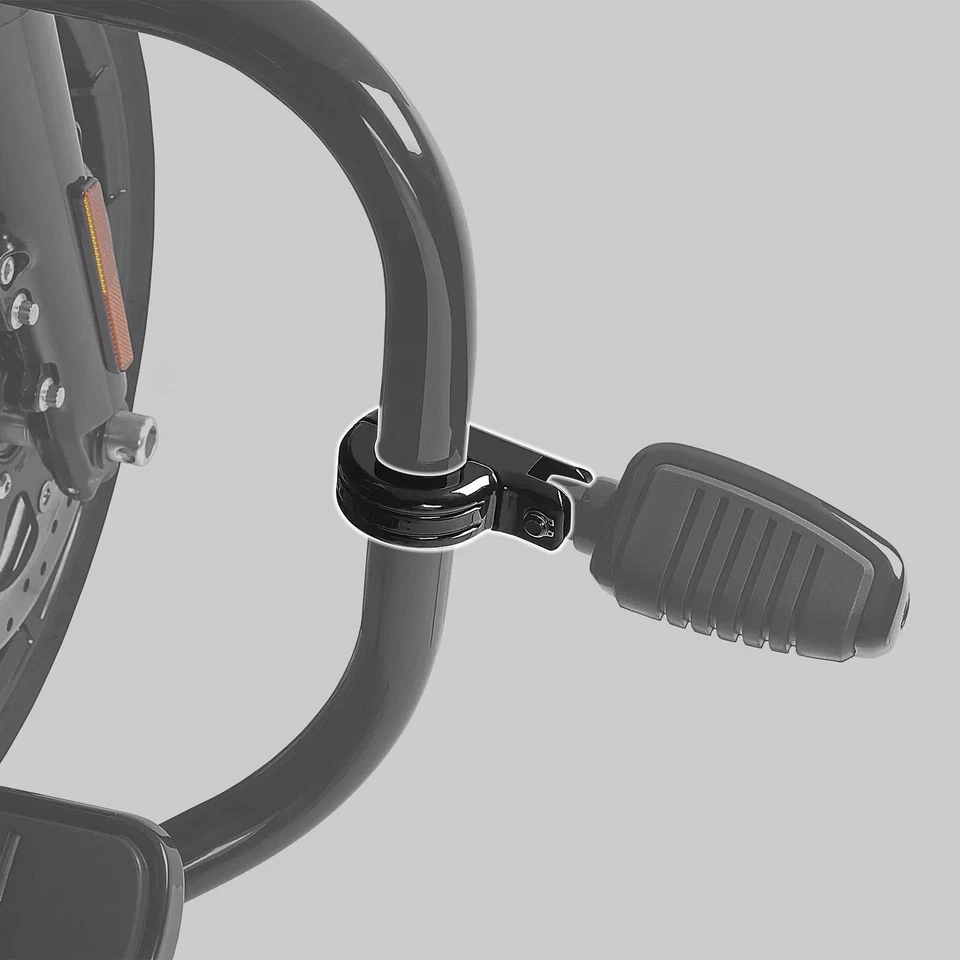 Abrazadera de montaje de estriberas de 1 1/4" 32 mm 2 piezas PARA Harley-Davidson Blackline Dyna Softail Foto 4 de 4