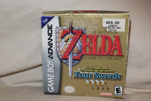 Legend of Zelda A Link to the Past 4 Swords GBA Game boy Advance Nintendo BOXED