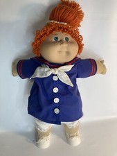 Cabbage Patch Jesmar Spain Red Hair Green Eyes #3 Freckles Sailor Outfit