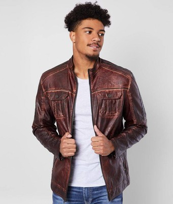 @149 Men's 90s Western Denim Genuine Lambskin Vintage Leather Jacket XS TO 5XL