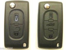  KLAPP SCHL&Uuml;SSEL GEH&Auml;USE F&Uuml;R PEUGEOT CITROEN HU83 VA2 2 oder 3 Tasten