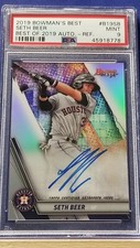 Seth Beer - 2019 Bowman's Best Best of 2019 Refractor Autograph PSA 9  