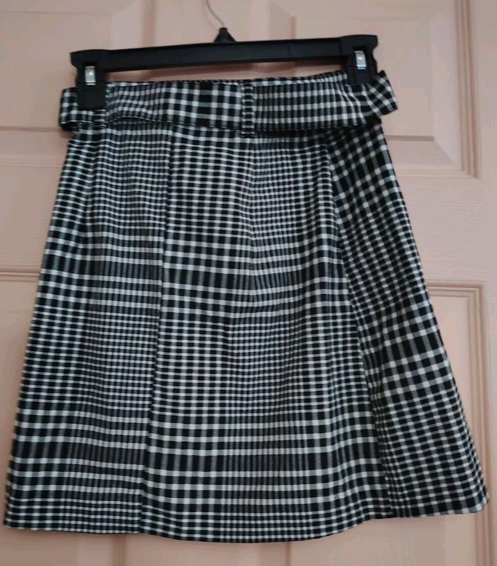 Divided Black Size 0 Polyester Viscose Mini Skirt - image 2