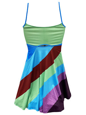 Jenna Rink Dance Scene Colorful Dress 13 Going On 30 Movie Costume  Multi-Color | eBay