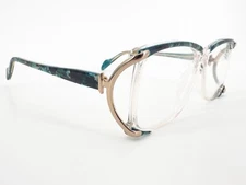 NOS Vintage Neostyle Mondial 757 Eyeglasses FRAME 541 Blue Green 56[]14-130 J661