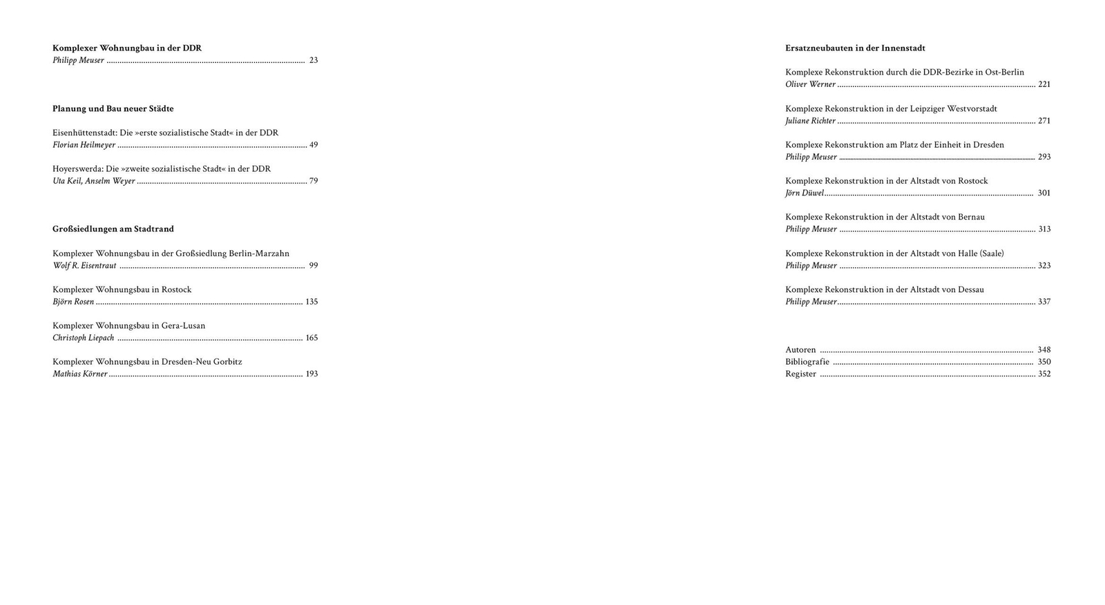 Thumbnail - Philipp Meuser / Vom Seriellen Plattenbau Zur Komplexen Großsiedlung.