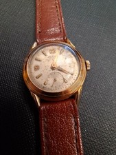 OROLOGIO BERNA DE LUXE 17 RUBIS VINTAGE CASSA PLACCATA ORO RETRO ACCIAIO