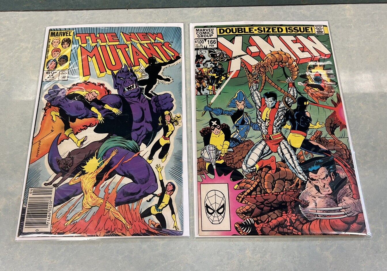 The Uncanny X-Men #166 & The New Mutants #14 1st Magik Key Marvel 80s Comic Lot