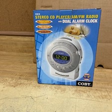 VTG Coby CD-RA140 Stereo AM/FM CD PLAYER w/duel Alarm Clock