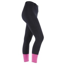 Shires Wessex Kinder Strickreithose - schwarz