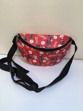 Pochette banane en vinyle Coca Cola produit officiel sous licence poche zippée rétro