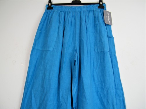 LAGENLOOK100% LINEN CROPPED PANTS IN 9 COLS SIZES :Plus:1(L) Plus 2(XL)Plus3(XXL - Picture 108 of 117