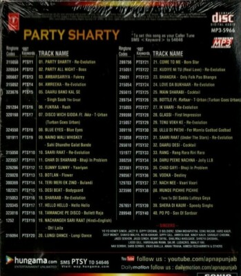 PARTY SHARTY PUNJABI T SERIES MP3 NOT A YO YO HONEY