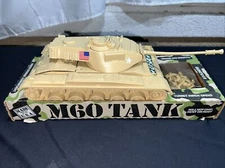 Vintage Tim Mee Tank M60 w/ Toy Soldiers Processed Plastic 7520 Made in USA