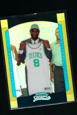 BOWMAN 2004-05 BOWMAN CHROME #1/50 AL JEFFERSON GOLD  REFRACTOR