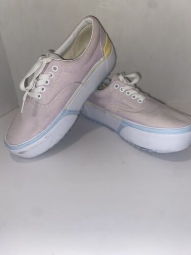 Vans Era Stacked Platform Pastel sneakers womens size 9.5 grunge whimsy goth - Picture 6 of 14