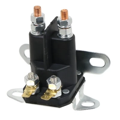 SPARES2GO Solenoid Starter for MOUNTFIELD CASTEL GARDEN Ride on Lawnmower 4 Pole Switch
