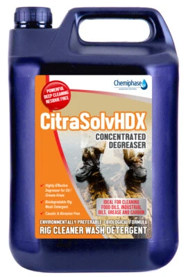 CHEMIPHASE Citrasolv HDX - Oilfield Heavy Duty Degreaser- 5 Litre