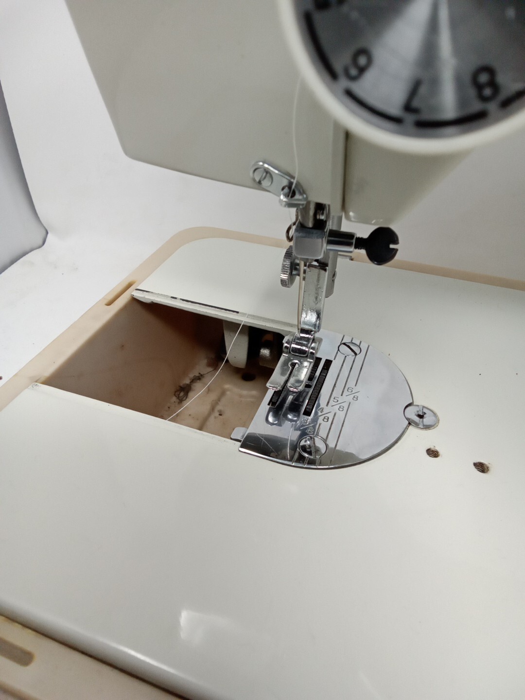 Vintage Novum New Mark IX Sewing Machine Janome Motor Semi Industrial