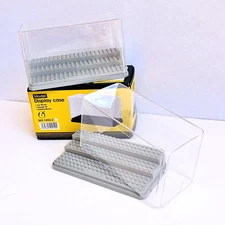 Set Of 2 Acrylic Display Show Case ( 3 steps ) 7"x4"x3.5" Stackable E3-81