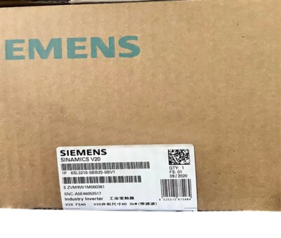 6SL3210-5BB23-0BV1 New Sealed Siemens Industry Inverter 6SL3210-5BB23-0BV1 1PCS