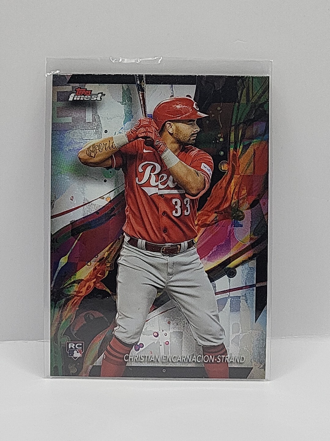 2024 Topps Finest Christian Encarnacion-Strand Refractor Rookie RC #4 Reds