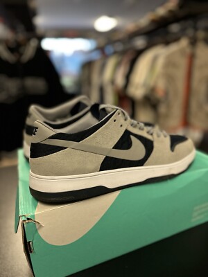 NIKE SB ZOOM DUNK LOW ELITE 864345-004 MEDIUM GREY OBSIDIAN MEN'S