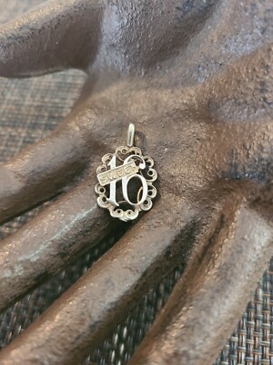 VINTAGE STERLING SILVER SWEET 16 PENDANT BIRTHDAY 925