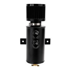 10an Baffled Oil Catch Canoil Breather Tank With Valve750ml Universal Aluminum