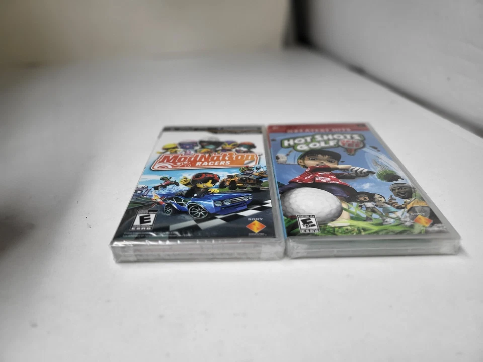 2 NEW MINT Factory Sealed SONY PSP Games Hot Shots Golf & ModNation Racer - Image 3 of 4
