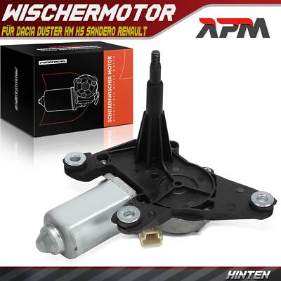 Wischermotor Heckwischermotor Hinten 12V für Dacia Duster HM HS Sandero Renault