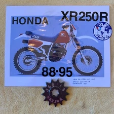 Honda XR250R 88 to 89 FRITZCO  13   Tooth Front Sprocket